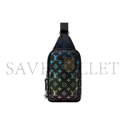 LOUIS VUITTON PORTE CARTES COLOR GRADIENT PRINT CROSSBODY BAG M13963 (19*12*7cm)